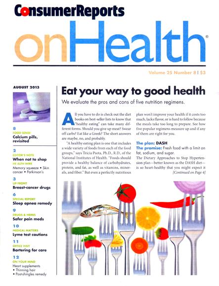 Consumer Reports On Health Magazine Subscriptions | Renewals | Gifts