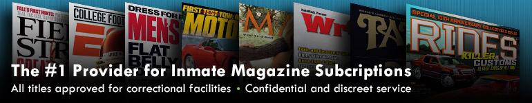 Inmate Magazine Subscriptions Discount | Magazines for Inmates